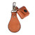 100 Brown Leather Earbud Holder and Keychain Set 'Lucky Melody in Brown'