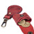 100 Red Leather Earbud Holder and Keychain Set 'Lucky Melody in Red'