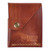 100 Leather Card Holder in Brown Handcrafted in Armenia 'Earthy Cool'