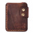 Armenian Handmade 100 Leather Card Holder in Brown 'Elegance in Brown'