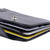 Black Leather Card Holder with Snap Closure Made in Armenia 'Minimalist Fortune in Black'