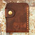 100 Genuine Leather Card Holder in Brown Made in Armenia 'Fortunate Brown'