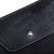 100 Black Leather Wallet with Front Coin Pocket 'Dark Treasury'