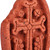 Hand-Carved Brown Tuff Stone Khachkar Stela Sculpture 'Echmiadzin Past'