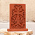 Classic Hand-Carved Brown Cross Tuff Stone Stela Sculpture 'Spiritual Cross'