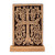 Handmade Traditional Leafy Cross Tuff Stone Stela Sculpture 'The Kingdom's Faith'