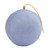 Blue Wool Felt Ornament with Embroidered Floral Textile 'Svaz Bouquet'