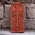 Traditional Red Tuff Stone Stela Sculpture from Armenia 'Altar to Devotion'