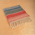 Hand-Woven Striped Wool Throw with Geometric Patterns 'Nice and Cozy'