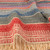 Hand-Woven Striped Wool Throw with Geometric Patterns 'Nice and Cozy'