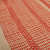 Hand-Woven Striped Wool Throw in Salmon  Ivory from Armenia 'Cozy Salmon'