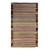 Colorful Striped Handwoven Wool Blend Area Rug 3x5 'Colors of the Dawn'