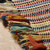 Colorful Striped Handwoven Wool Blend Area Rug 3x5 'Colors of the Dawn'