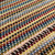 Colorful Striped Handwoven Wool Blend Area Rug 3x5 'Colors of the Dawn'