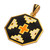 Gold-Plated Enamel Pendant with Armenian Embroidery Motif 'Van Inspiration'