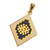 Gold-Plated Enamel Pendant with Armenian Carpet Motif 'Vishapagorg Inspiration'