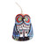 Handcrafted Painted Mother Owl Ceramic Bell Ornament 'Double Mother'