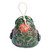 Whimsical Handcrafted Painted Frog Ceramic Bell Ornament  'Froggy Teacher'