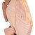 Hand-Carved Fish-Themed Linden Wood Sculpture in Natural Hue 'Natural Fish'