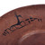 Terracotta Plate with Armenian Bezoar Goat Motif 'Iconic Bezoar Goat'