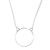 Cat-Themed Minimalist Sterling Silver Pendant Necklace 'Purrfection'