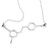 Geometric Wine Molecule Sterling Silver Pendant Necklace 'Distinguished Molecule'