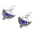 Classic Polished Lapis Lazuli Dangle Earrings from Armenia 'Timeless Inspiration'