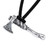 Men's Axe-Shaped Sterling Silver Pendant Necklace 'Axe'