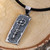 Men's Saint Thaddeus Sterling Silver Pendant Necklace 'Sacred Arrow'