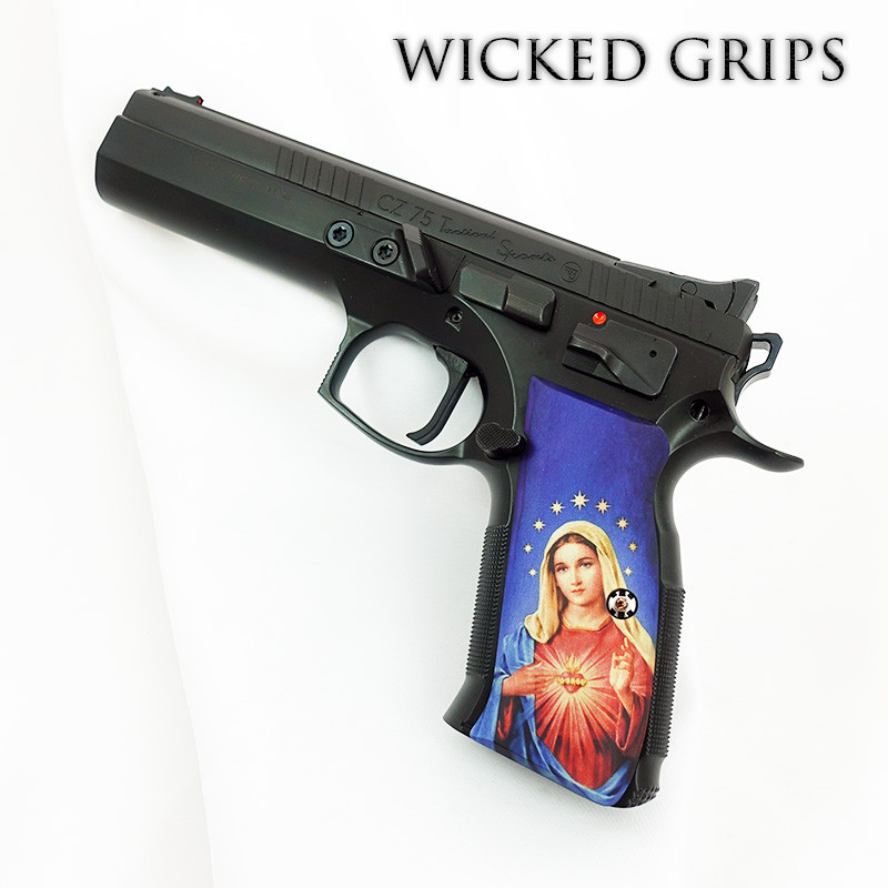 CZ-75 custom pistol grips Mary