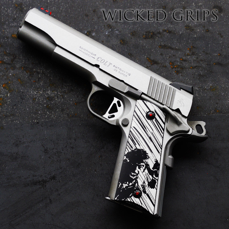 CUSTOM 1911 GRIPS SEVEN SAMURAI KIKUCHIYO