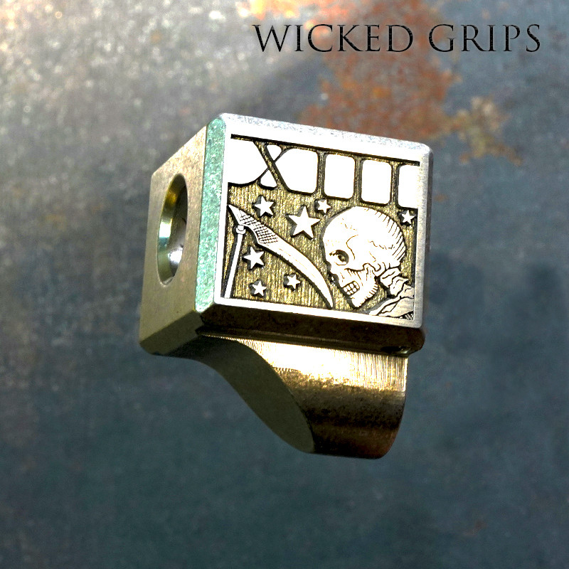 Glock 9mm 1/2x28 Compensator DEATH TAROT 13 Pattern