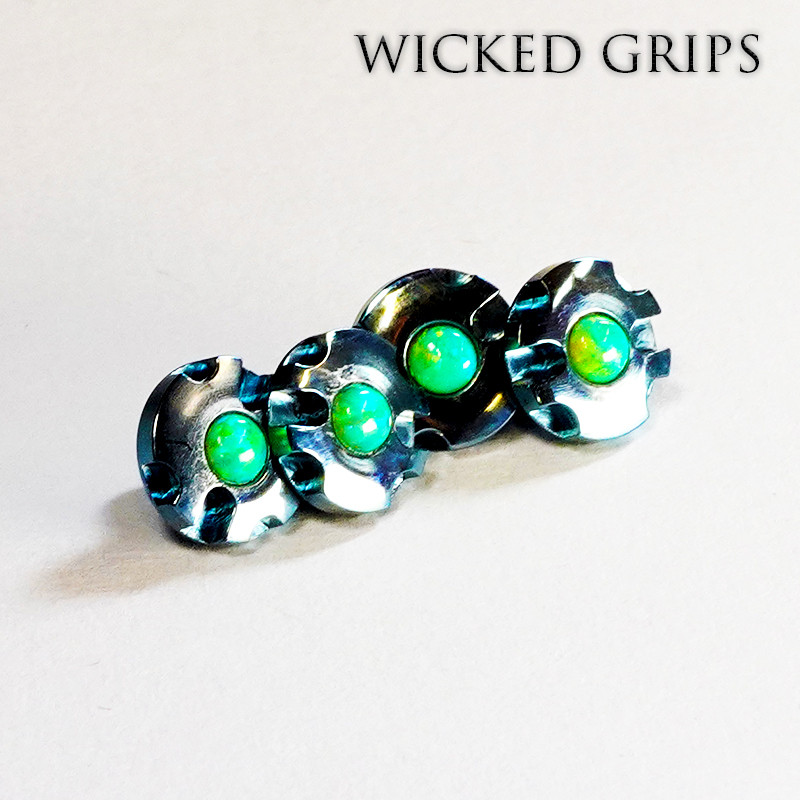 エメラルド　ノット　ブレスレット BERETTA 92 SERIES GRIP SCREWS TITANIUM ELECTRIC NITRE BLUE