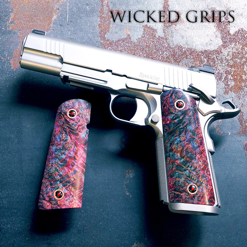 Wood 1911 Grips
