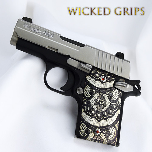 CUSTOM SIG SAUER P938 GRIPS OPAL