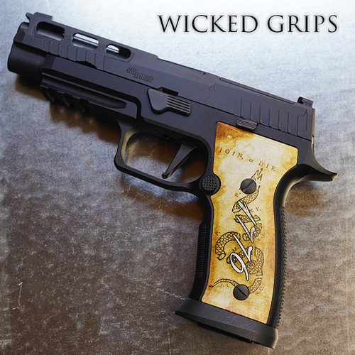 SIG SAUER 320 AXG CUSTOM GRIPS 1776 JOIN OR DIE