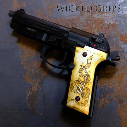 CUSTOM BERETTA 92X M9A3 GRIPS 1776