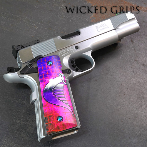 1911 Handgun Grips Custom Cobra Commander Art - Made in the U.S.A