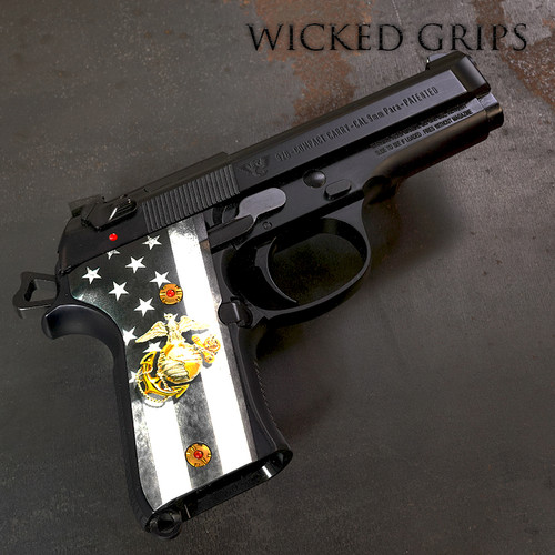 BERETTA 92 COMPACT GRIPS USMC