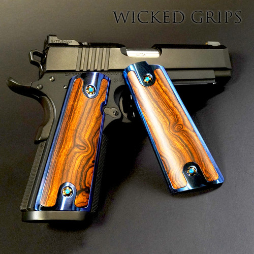 1911 HYBRID series Golden Bronze Titanium with Desert Ironwood first prototype