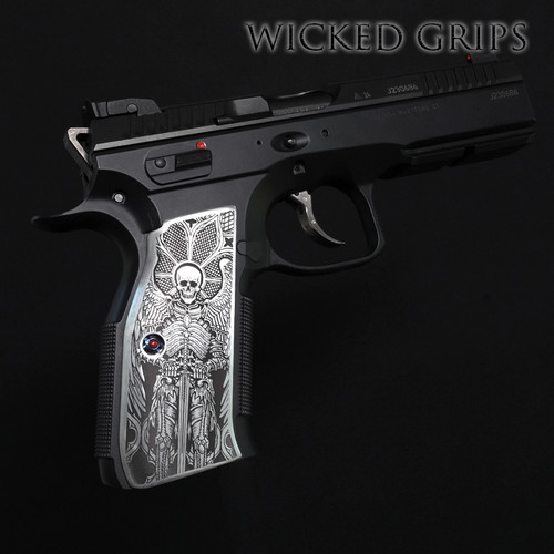 CZ SHADOW 2 ALUMINUM GUN GRIPS PAX PER MORTEM