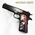 CUSTOM 1911 THIN PISTOL GRIPS  RED SKULL v2