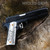 CUSTOM 1911 PISTOL GRIPS ENGRAVED MOON SHADOW SAMURAI