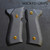 CUSTOM BERETTA 92fs PISTOL GRIPS PVD BLACK PEBBLE GRAIN