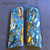 CUSTOM 1911 GRIPS MAMMOTH TUSK BLUE FUSION SET 10