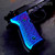 BERETTA 92FS GUN GRIPS BLUE BAROQUE TEXTURE