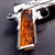 SIGNATURE SERIES CUSTOM 1911 GRIPS DESERT IRONWOOD BURL SET 040