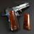 CUSTOM 1911 GRIPS DESERT IRONWOOD BURL SET 120
