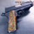 COPPER 1911 PISTOL GRIPS SHIPWRECK PATINA GOTHIC SCROLL