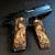 1911 Deer Leather Inden Cat Bakeneko Grips by Rise Unrivaled comfort of meticulous engraving
